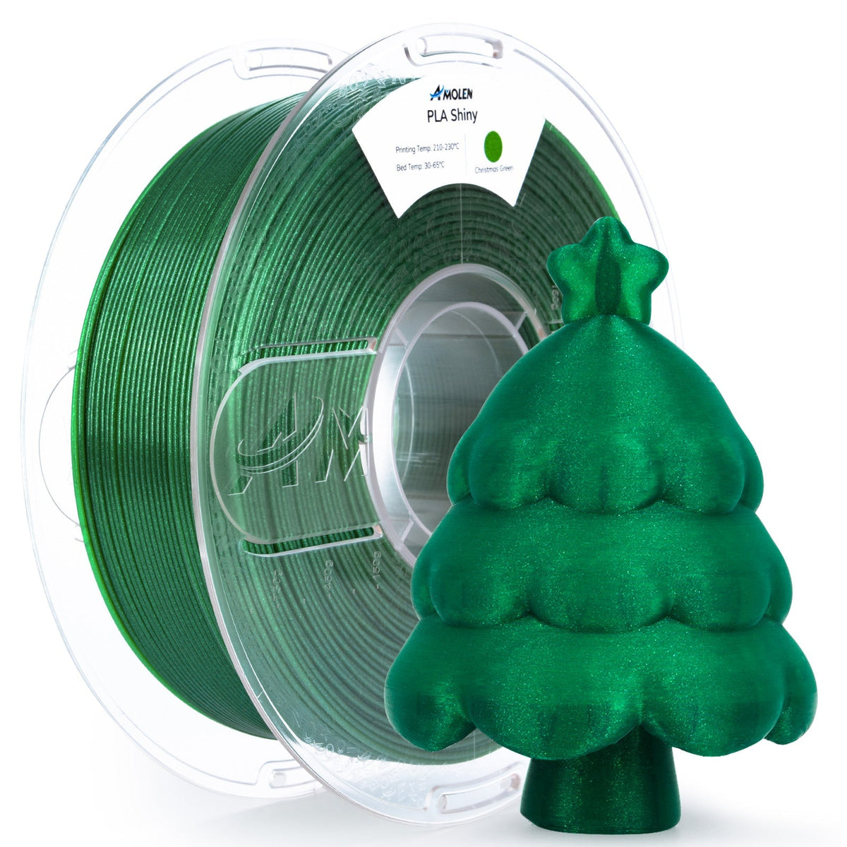PLA Shiny Glitter 1.75mm, 1KG/2.2LB