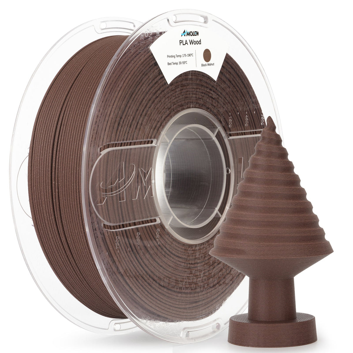 PLA Wood 1.75mm, 1KG/2.2LB