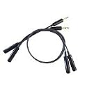 FARO Aircraft Double Headset Y Adapter
