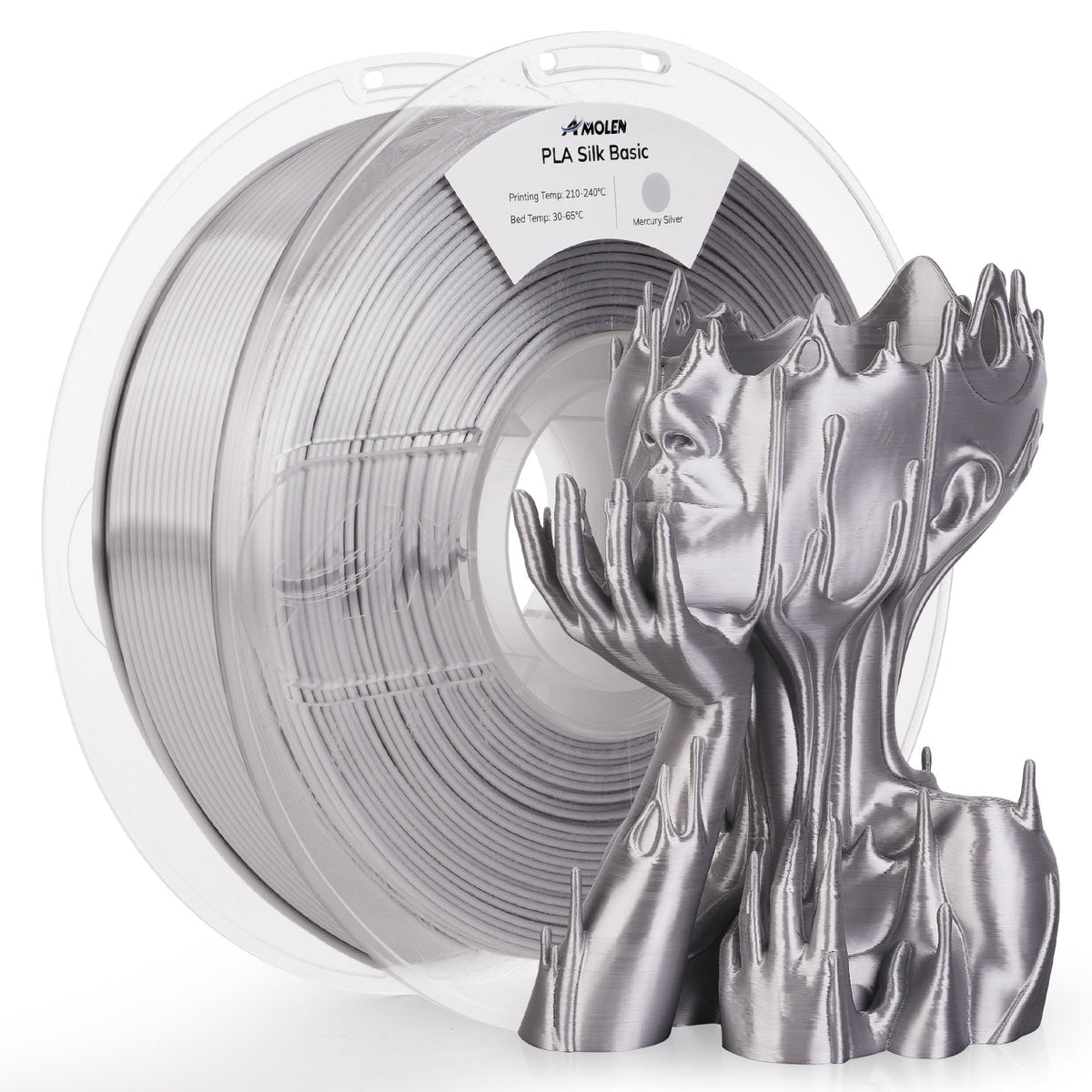 PLA Silk Basic 1.75mm, 1KG/2.2LB