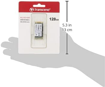 Transcend 128GB M.2 2242 SATA III SSD with Dram Cache, Up to 560MB/s, Compatible w/Ultrabook/Laptop/PC/Desktop, 3D TLC NAND Flash Internal Solid State Drive, LDPC Error Correction, SLC Cache, B+M Key