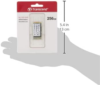 Transcend 256GB M.2 2242 SATA III SSD with Dram Cache, Up to 530MB/s, Compatible w/Ultrabook/Laptop/PC/Desktop, 3D TLC NAND Flash Internal Solid State Drive, LDPC Error Correction, SLC Cache, B+M Key