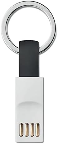 BoxWave Cable Compatible with Garmin inReach Mini, Micro USB Keychain Charger, Jet Black