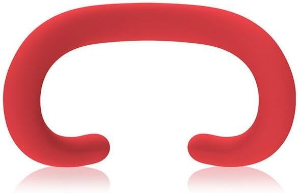 Silicone Eye Mask for Apple Vision Pro, Silicone Face Pad Cover, Sweat Proof, Light Leakage Proof, Replaceable VR