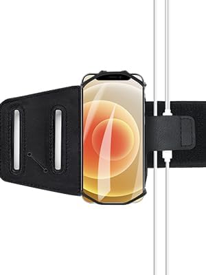 Newpponn Cell Phone Holder Armband - Reflective & Adjustable Wristband Strap Arm Bands Case Compatible with iPhone 16 15 14 13 12 Mini Pro Max Plus Samsung Galaxy Pixel for Workout Exercise Sports