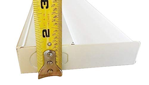 33" Lens Diffuser Under Cabinet Replacement Cover 2-3/4" x 1-1/8" x 33" Angled Edge