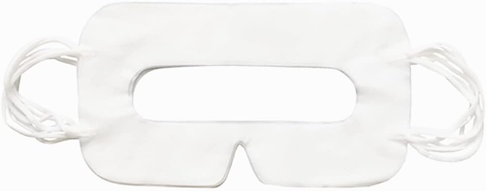 100 Pack White Disposable VR Face Covers, Sanitary Mask Pads for HTC Vive/PS VR/Gear VR/Oculus Rift