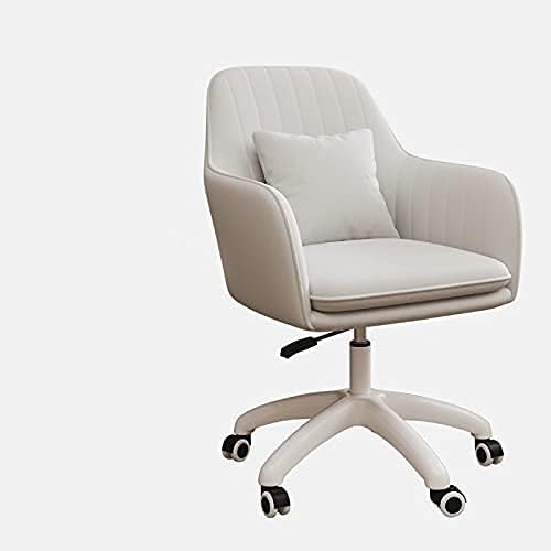 REMYS Office Chair Computer Desk Chair Modern Simplicity Gaming Chair Fashion Casual Desk Chair Bedroom Backrest Computer Armchair (Color : F)