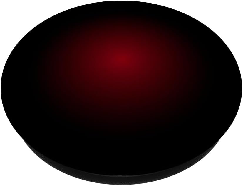 Red to Black Radial Gradient Minimal Art PopSockets Standard PopGrip