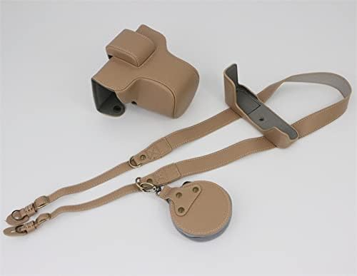 Full Protection PU Leather Camera Case for Nikon Z fc with Lens Kit Set - Beige