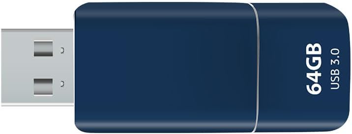 GIGASTONE 64GB Flash Drive, Z60NB USB 3.2 Gen 1, Ultra Fast, Retractable Capless Slider Design, Data Storage, Backup for PC/Mac/TV/Car Audio, USB 2.0/3.0/3.1 Compatible (Random Color)