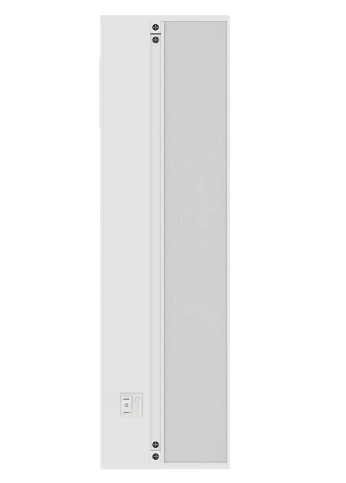 9 Inch Under Cabinet LED Light, Hardwire/Linkable White, 120VAC, 60Hz, 50mA, 300 Lumens, 2700K, 90 CRI with Knockout, Contractor Electrician Grade