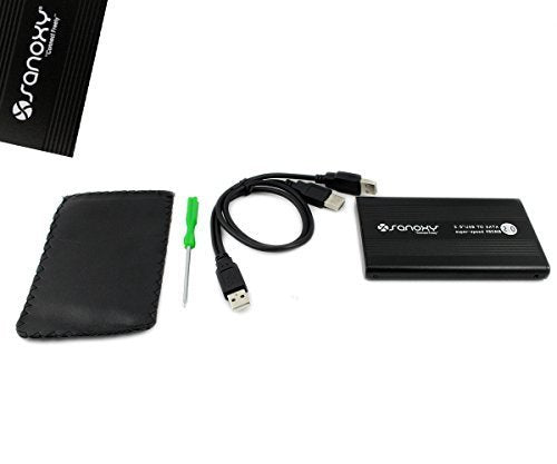 SANOXY® 2.5 Inch Laptop Hard Drive USB 2.0 SATA Enclosure/Case (2.5 inch HDD SATA)