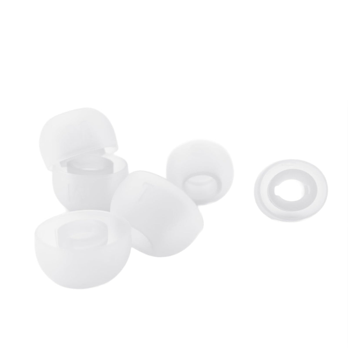 Replacement Earbuds Tips for JBL Tune Buds, JBL Tune Buds 2, Silicone Eartips, 3 Pairs (S/M/L) White