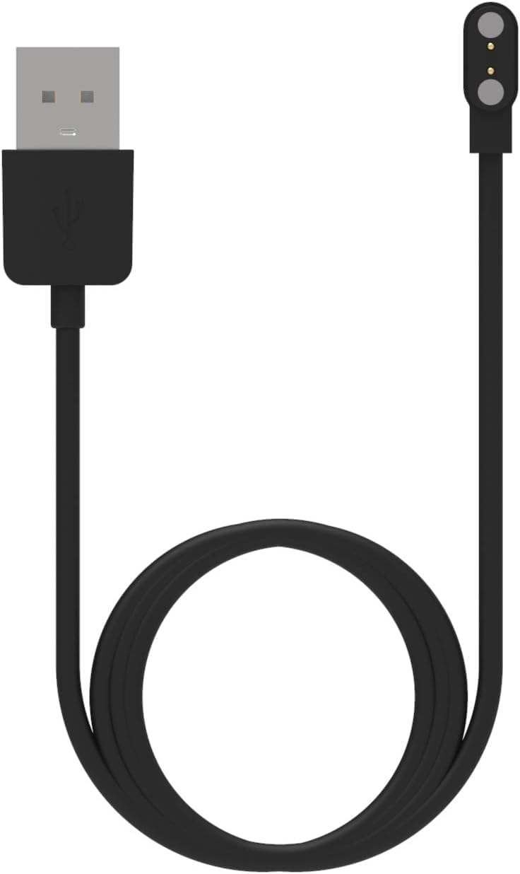 Black Compatible Charger for Da Fit Smart Watch, Replacement USB Cable 3.3 Ft