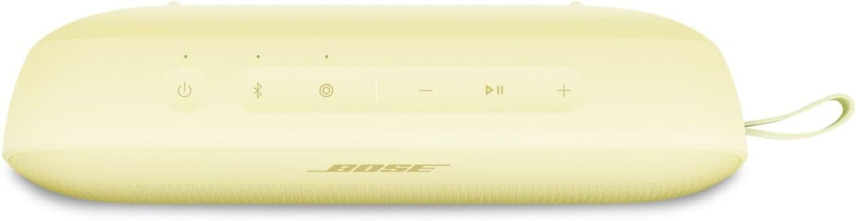 Bose SoundLink Flex Portable Bluetooth Speaker (2nd Gen), Portable Outdoor Speaker with Hi-Fi Audio, Up to 12 Hours Battery Life, Waterproof and Dustproof, Citrus Yellow - Limited Edition Color