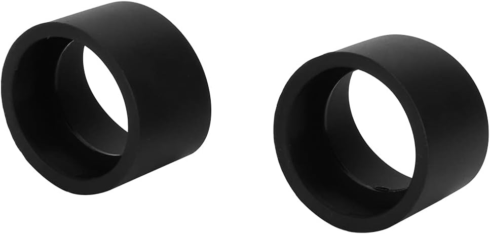 AUNMAS 2PCS Eyepiece Cover, Soft Rubber Binocular Eye Cups Replacement Guard for 32 36mm Stereo Microscope