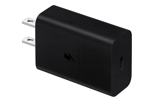 Samsung 15W Wall Charger Type C Only (Cable not Included), Black