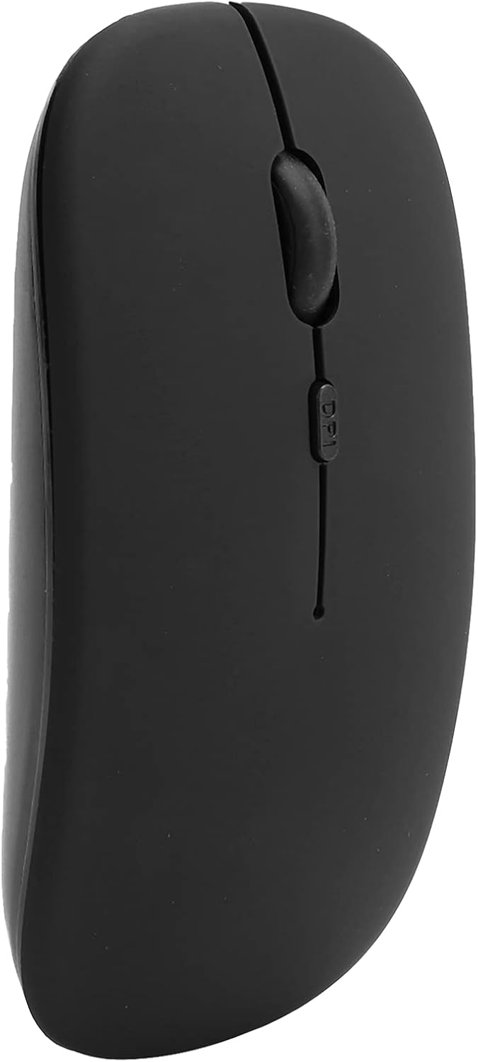 Wireless Mouse, Black Wireless Bluetooth 5.0 Silent Office Computer Mouse for OS X, Samsung Laptop, Tablets