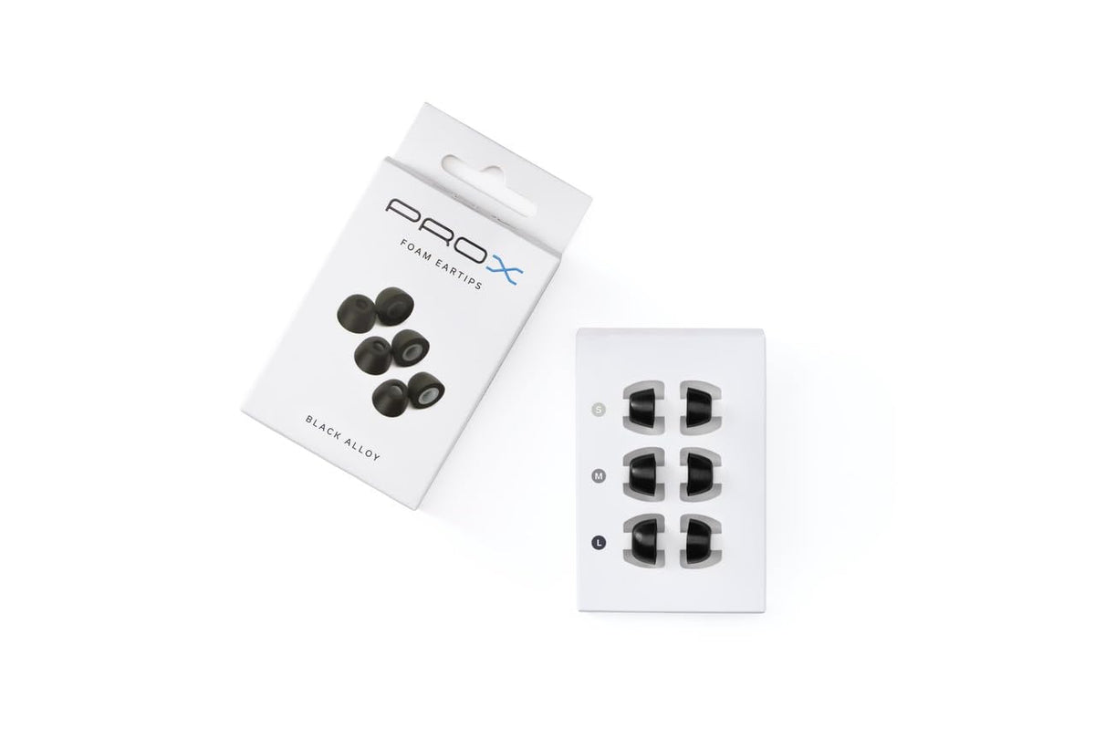 Status Audio - Pro X Memory Foam Eartips (Black Alloy)
