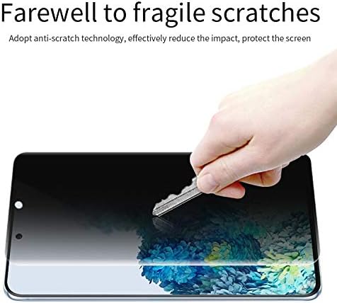 [2 Pack Tempered Glass Front Bubble Free Privacy Anti Spy Screen Protector for Samsung Galaxy S20 Fe 5G]