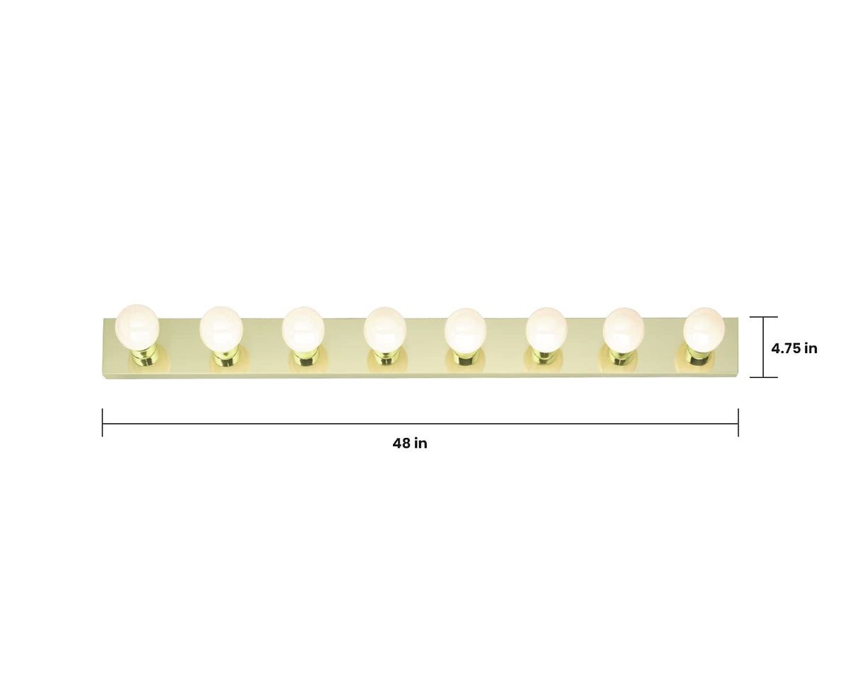 NUVO Lighting SF77/191 Eight Light Vanity Strip, 48" 8 light