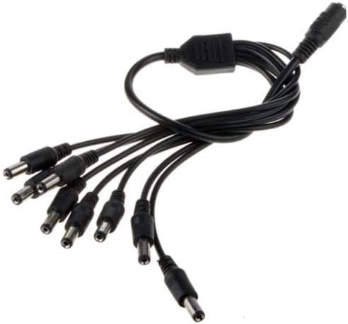 GreatPowerDirect 12V 5A +8 DC Power Supply Adapter Split Power Cable for CCTV Security Camera DVR