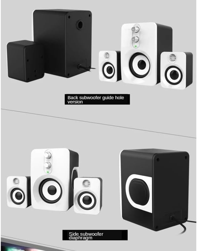 Diaphragm Speaker Computer Universal 2.1 Bass Speakers Desktop Audio