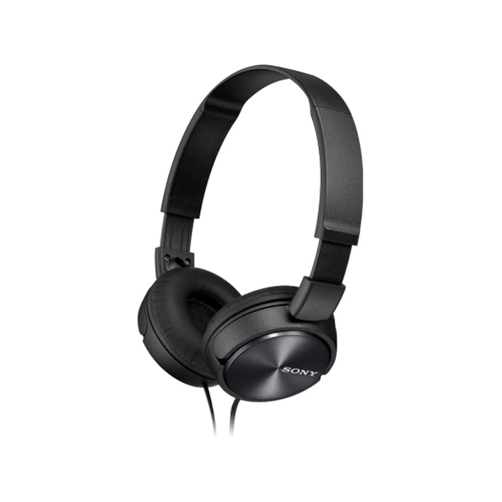 Sony MDR-ZX310AP ZX Series Wired On Ear Headphones with mic, Black