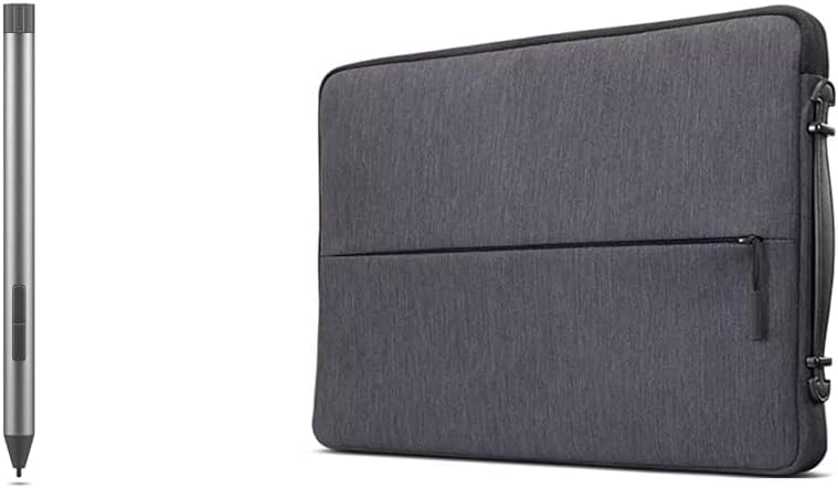 Lenovo Digital Pen 2 (Laptop) - Ultra-Tactile Response & Urban Sleeve for 14-inch Laptop/Notebook/Tablet - Water Resistant - Padded Compartments, Zippered Accessory Storage