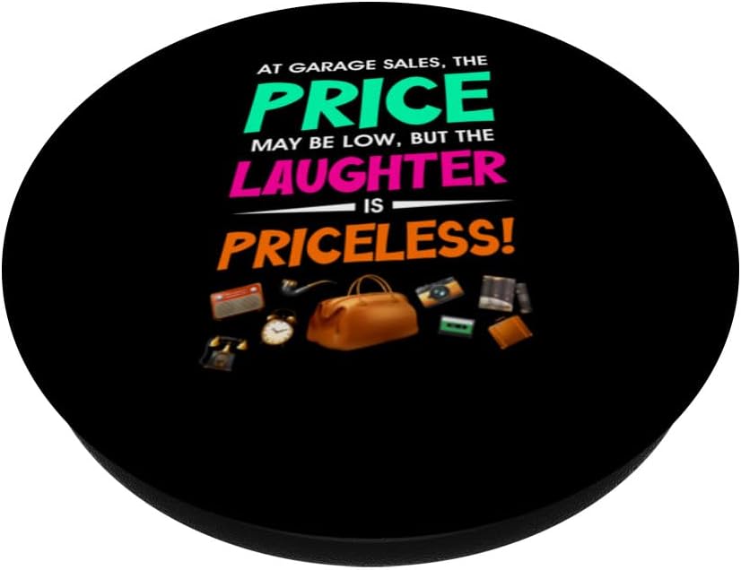 Thrifting At Garage Sales Price Low Garage Sale Junk Market PopSockets Standard PopGrip