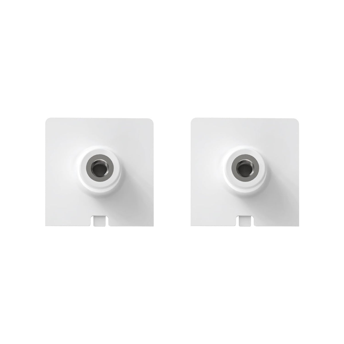 Holicfun 1/4 Inch Threaded Mount Adapter For Ring Solar Panel - 2 Pack, White