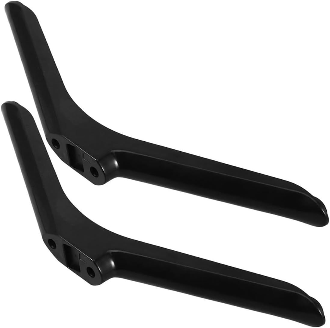 HOMSFOU 2pcs 55-inch Tv Stand Brackets for Televisions, Desktop Tv Support Base Pedestal Feet with Screws, Plastic