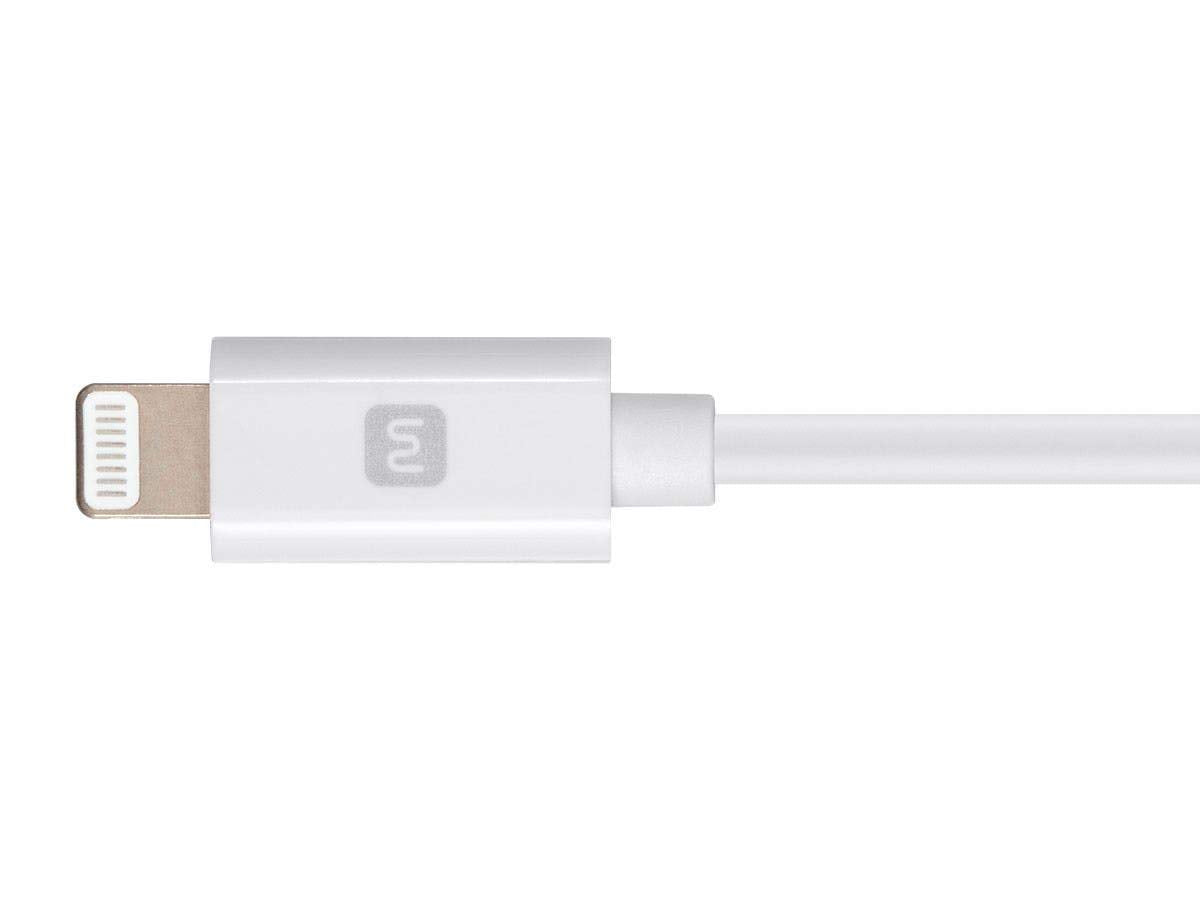 Monoprice 3ft Apple MFi Certified Lightning to USB Type-C Sync Cable - White, for iPod, iPhone, iPad with Lightning