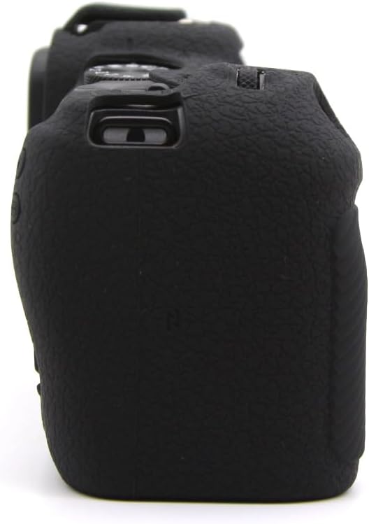 BMAOLLONGB R8 Camera Case, Lightweight Thin Silicone Rubber Cover for Canon Eos R8 (Black)