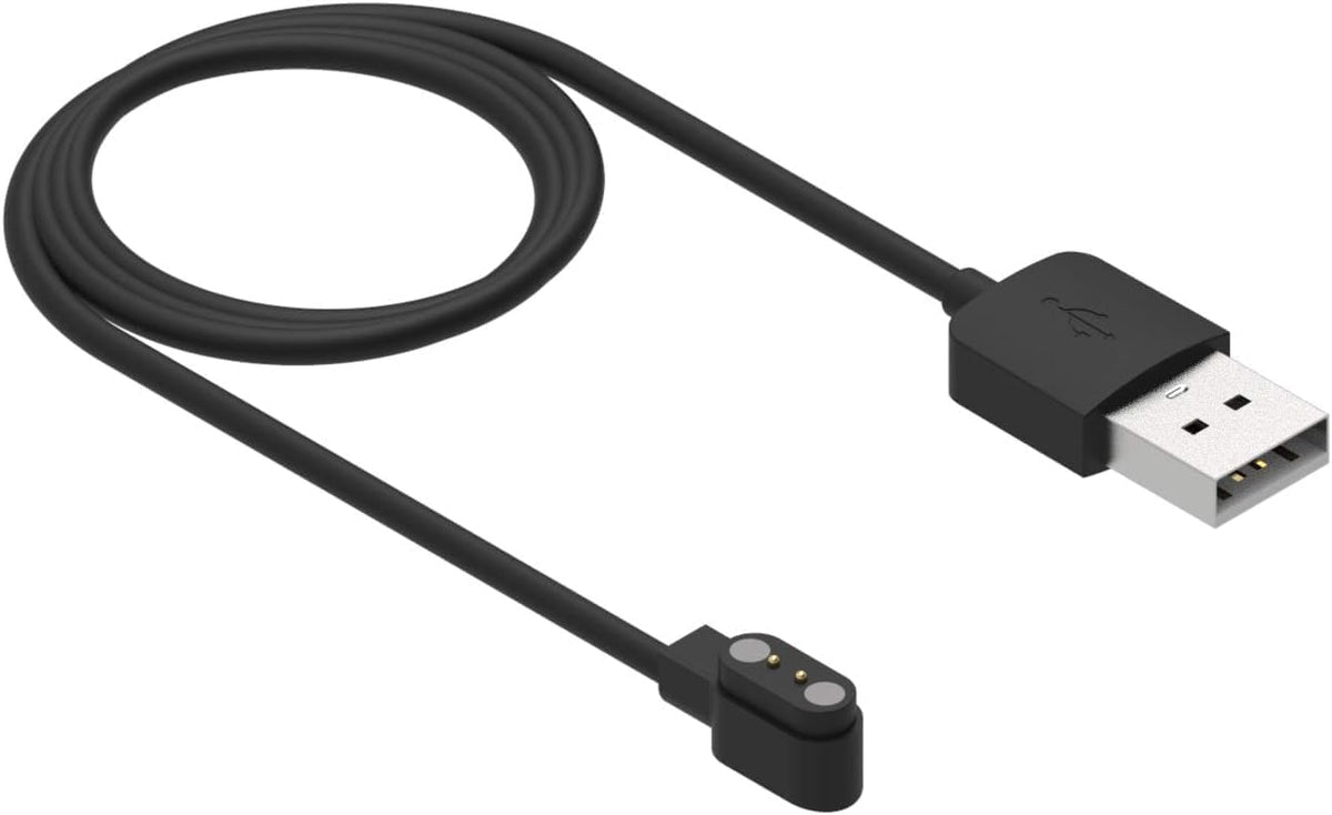 Black Compatible Charger for Da Fit Smart Watch, Replacement USB Cable 3.3 Ft