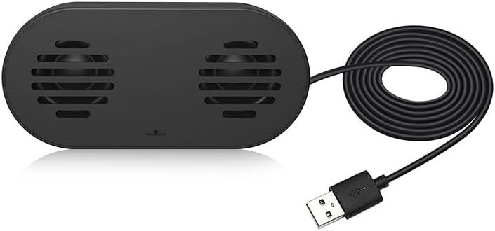 HONKYOB Speaker,360 USB Computer Speaker with Built-in Microphone, Mini Soundbar Speaker for Desktop Laptop PC, Plug