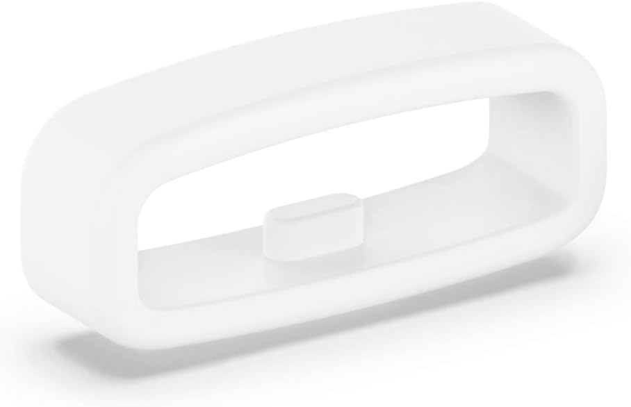 22MM Replacement Fastener Rings, 6 Pack Silicone Connector Security Loop Keepers for Garmin Fenix 5, 6, 7 Bands,