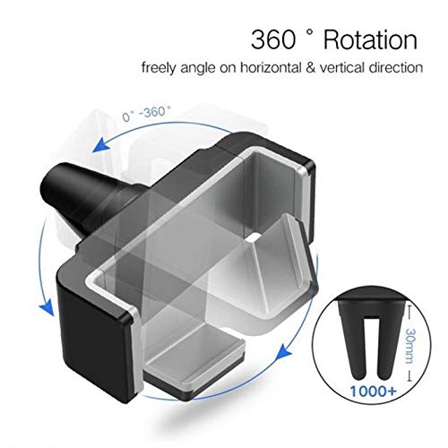Car Mount Compatible with Motorola Moto e6, Dash Windshield Air Vent Holder Cradle 2-in-1 for Moto e6 Phone
