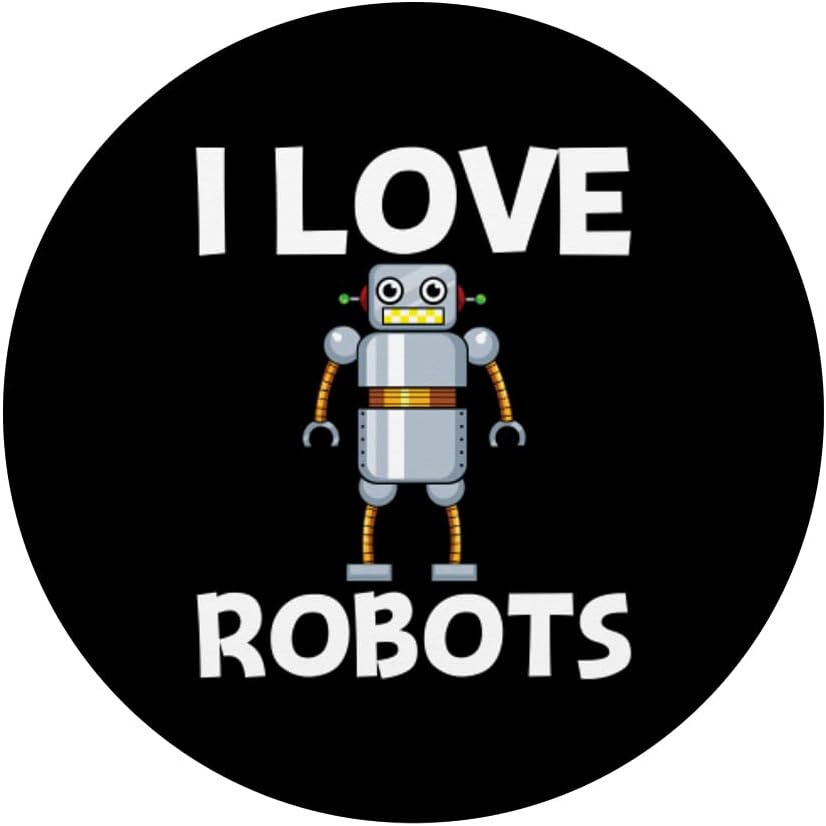 PopSockets Swappable PopGrip Cool Robot Design For Men Women Robotics Science Engineer