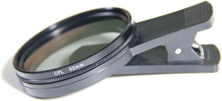 52mm Polarized Smart Phone Universal ND 2-400 CPL Filter Clip Kit for Samsung iPhone Camera Accessories