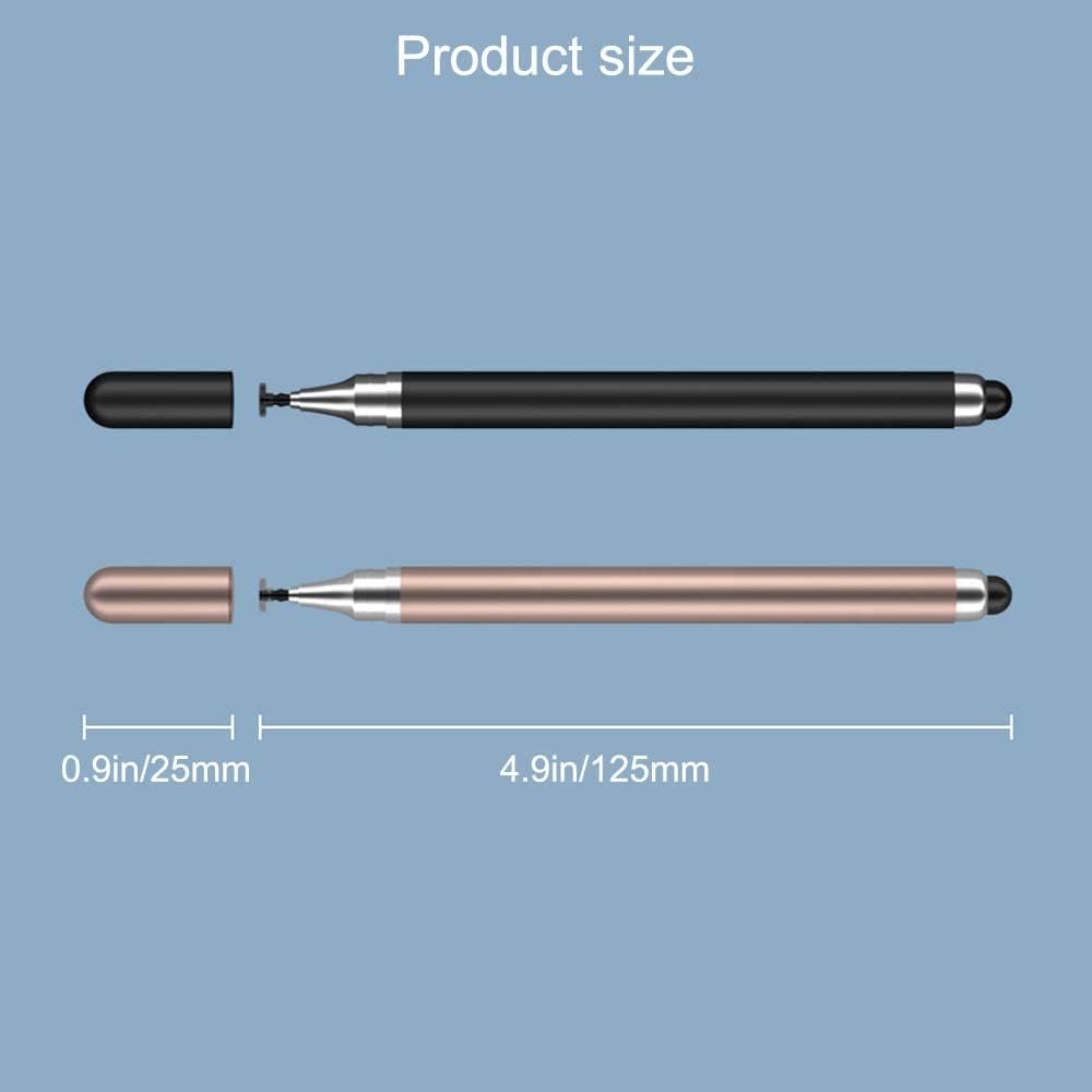 Capacitive Stylus Pens for Touch Screens - 2 in 1 Universal Stylus Pen for iPad, iPhone, Tablets, Samsung Galaxy (2