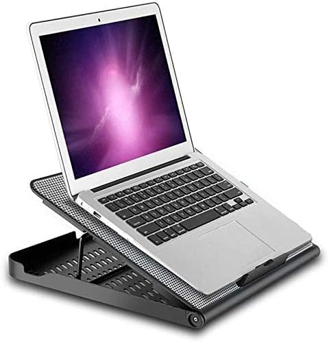 Laptop Cooling Pad Gaming 6Fans 15.6inch Laptop Cooler Stand Fan Adjustable Foldable Long Stand