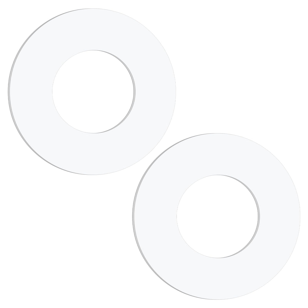 Chumia 2 Pcs 7-3/4 Inch Trim Rings Ceiling Medallions For Recessed Can Ceiling Light Medallion Home Improvement Decorative Steel