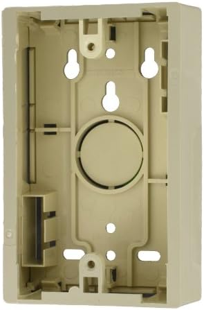 Leviton Surface Mount Backbox, Single Gang, Ivory, 1.45" (42777-1IB)