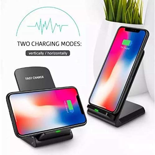 BoxWave Wireless QuickCharge Stand for Chuwi HiPad Max, 10W, No Cord; Charge Your Phone with Ease! Jet Black