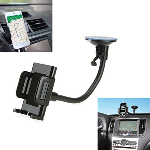 Car Mount Compatible with Motorola Moto e6, Dash Windshield Air Vent Holder Cradle 2-in-1 for Moto e6 Phone