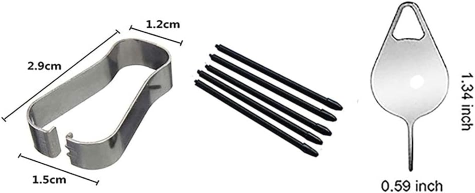 2Pcs Galaxy Note 8 S Pen Replacement for Samsung Galaxy Note 8 N950U N950W N950FD N950F with Tips/Nibs + Eject Pin