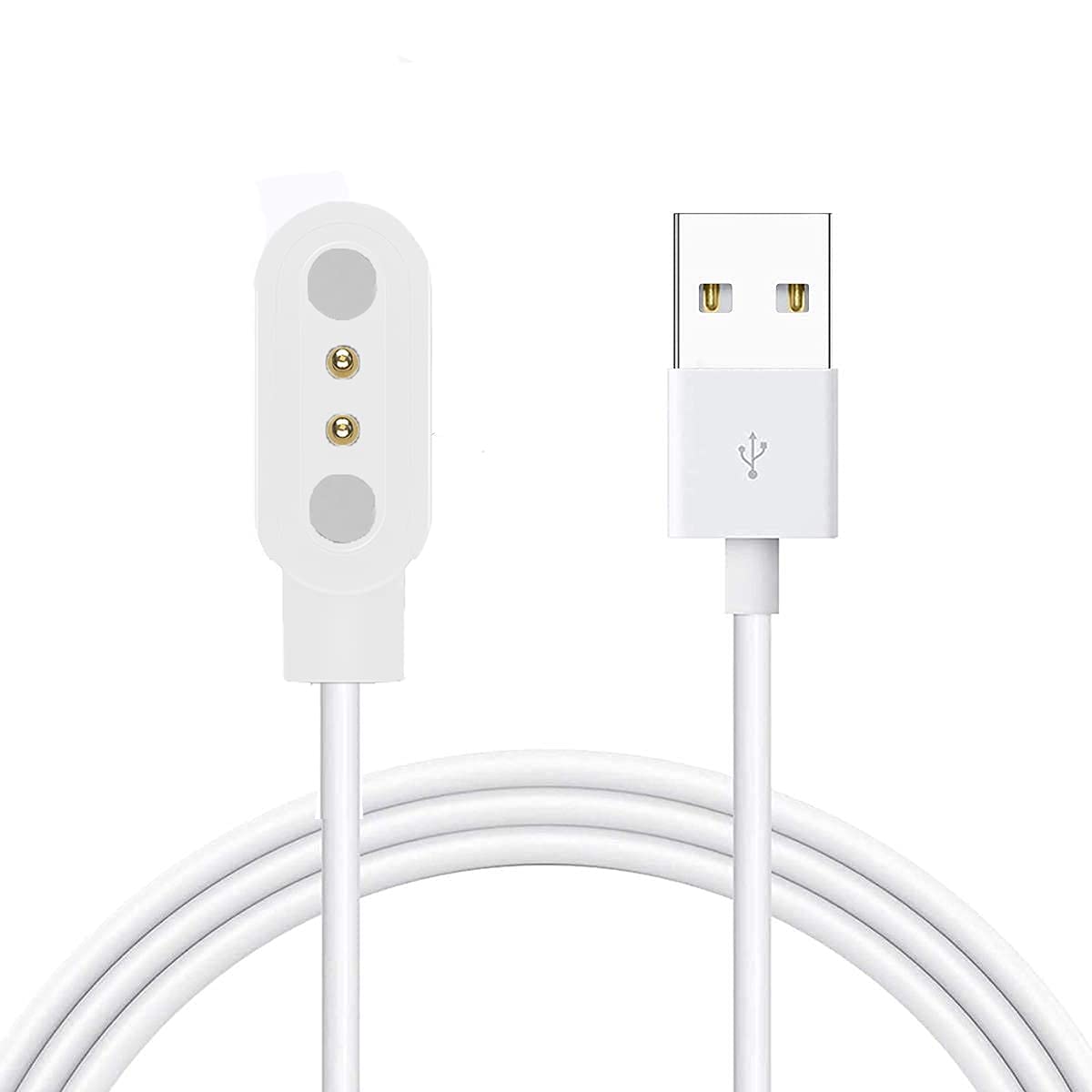 Compatible TOZO S2 Charger, Magnetic USB Charging Cable Replacement for TOZO S2 1.69 Smartwatch (White)