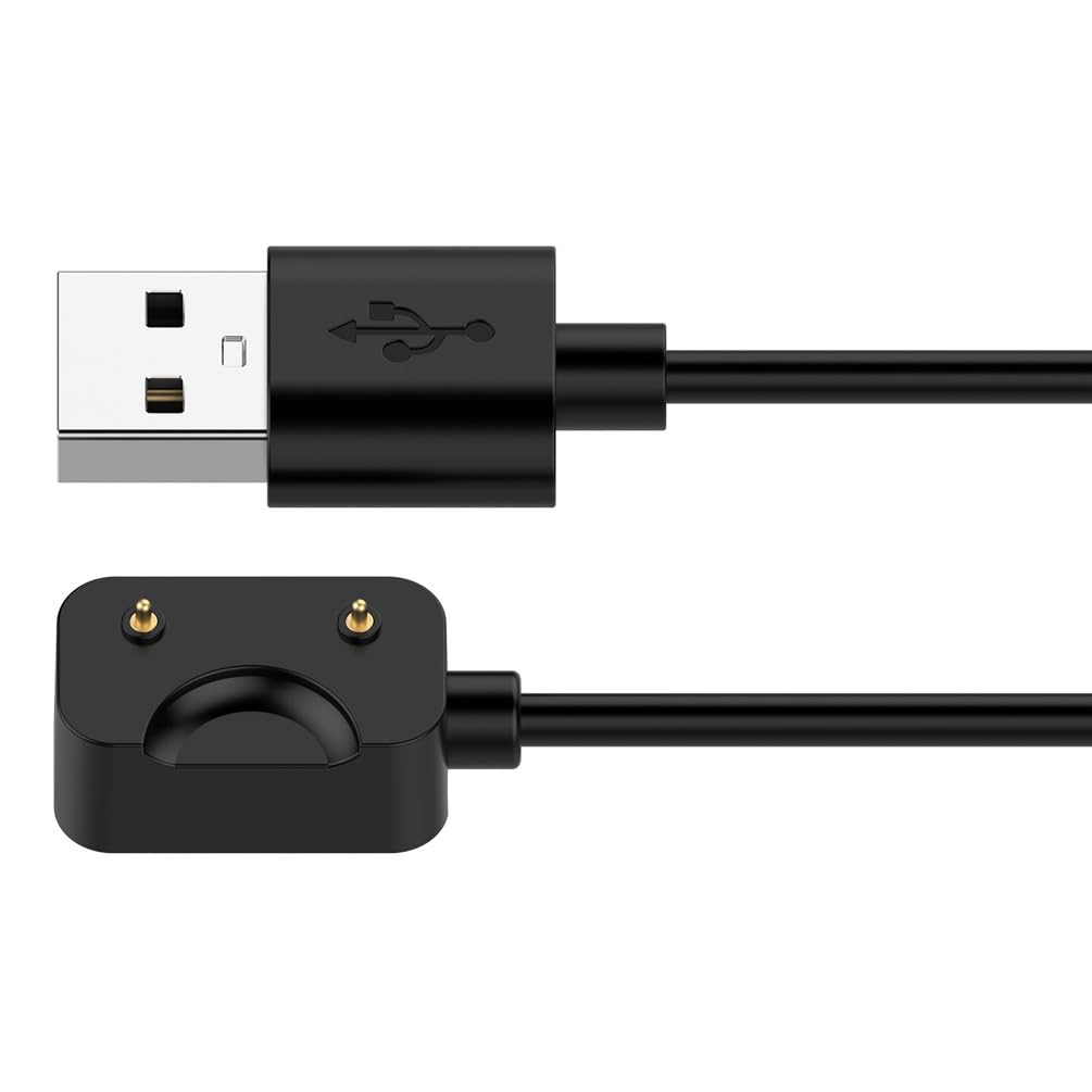 [2-Pack] Samsung Galaxy Fit 3 Charger Cable, Magnetic USB A Replacement Charging Cable Dock, 3.3FT/100cm (Black)